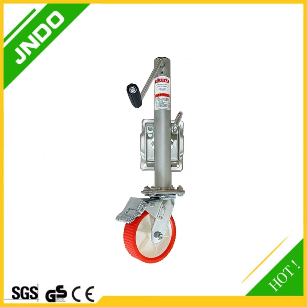Folding Handle 1200 Pounds 6-Inch PP Wheel Jack